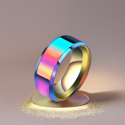 Galactic Merge Tungsten Ring